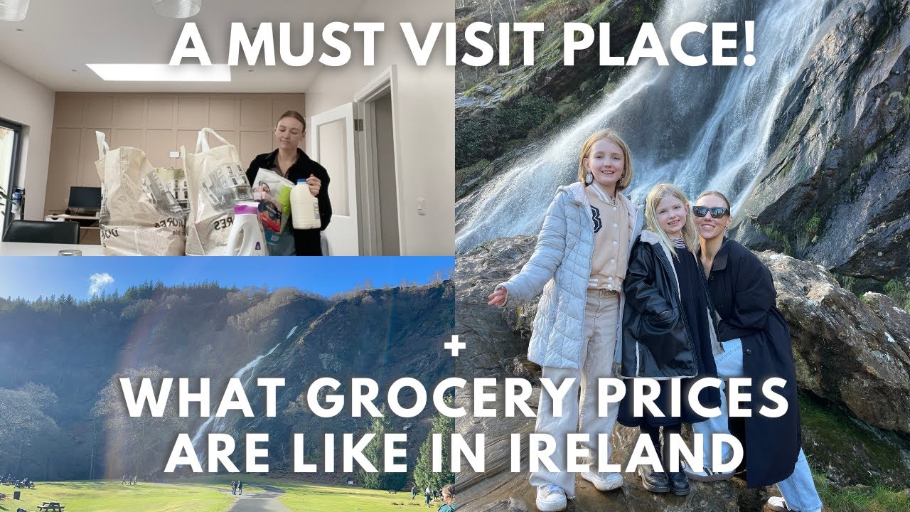 Irish grocery haul with prices + a place you need to visit in Ireland!