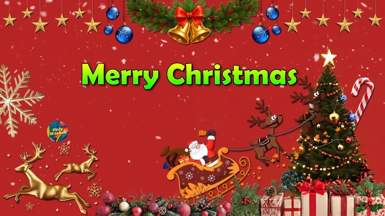 Merry Christmas Wishes Video Greetings Messages Quotes 2025 | Xmas Whatsapp Video 2025
