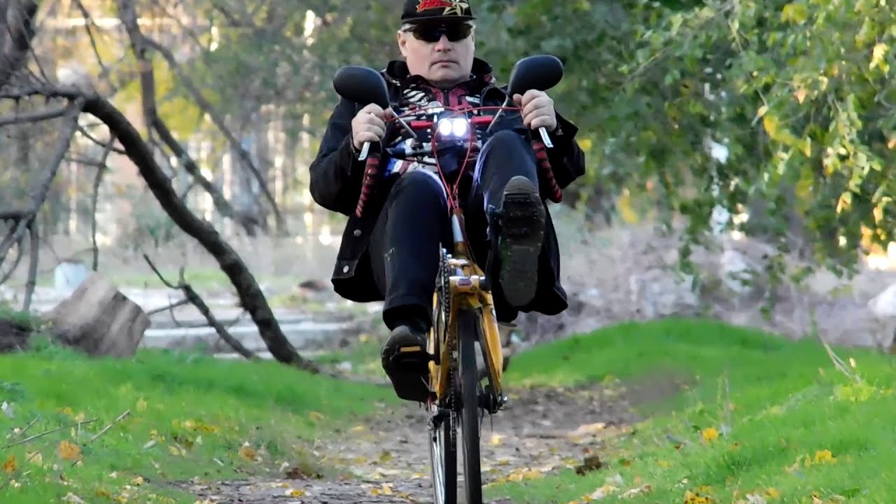 November walk. Liegerad Schwalbe. FWD MBB Recumbent.  7.11.2020