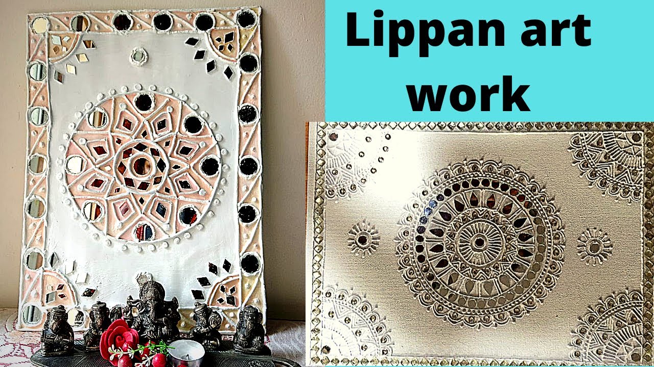 Lippan art work / For beginners / Mud and mirror artwork