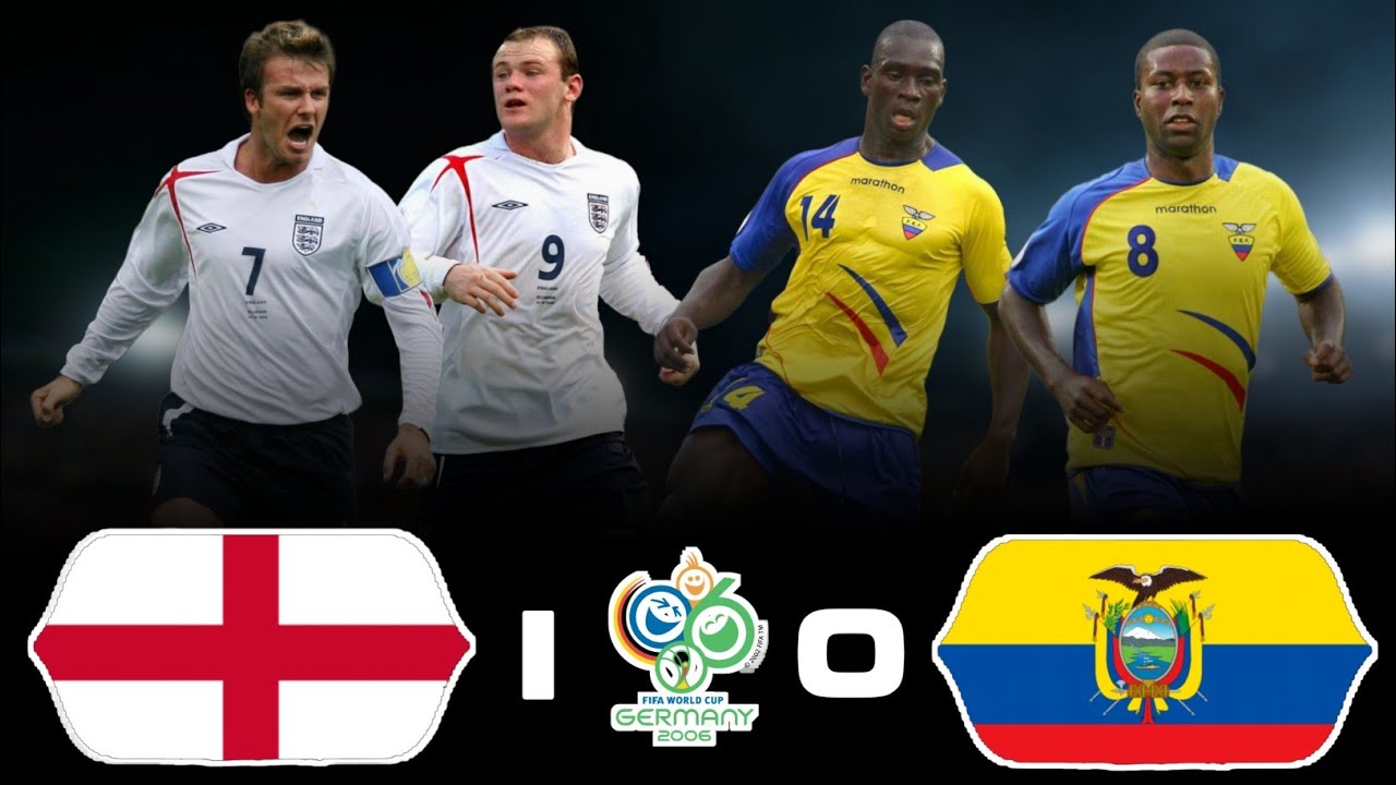 Beckham ends Ecuador's dreams in his own legendary style! 🥶🤯 》 England 1-0 Ecuador | WC 2006 