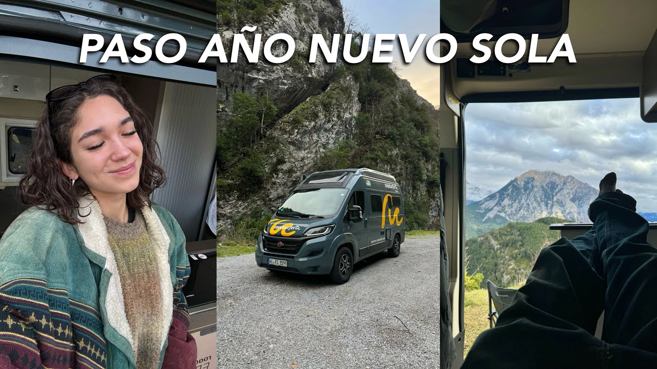 paso año nuevo SOLA en una autocaravana