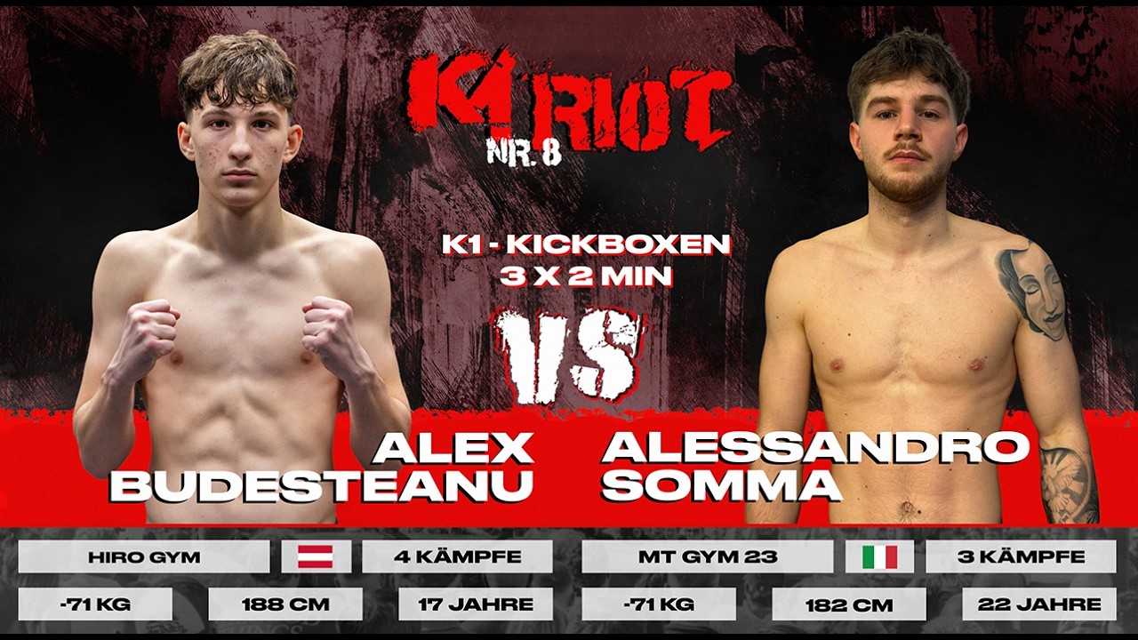 K1RIOT 8.0 | BUDESTEANU VS. SOMMA | 07.03.2026 | Halle B, Baden