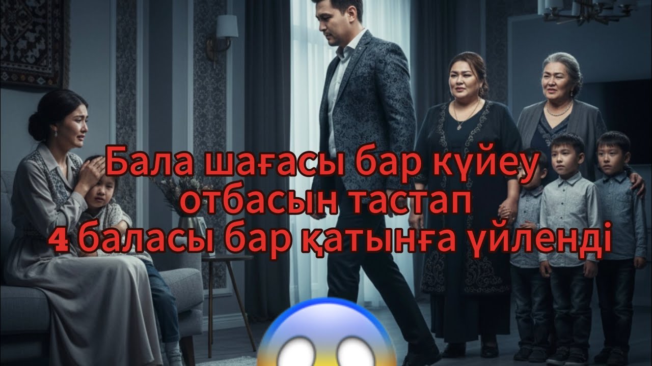 Бала шағасы бар күйеуі отбасын тастап 4 баласы бар қатынға үйленді