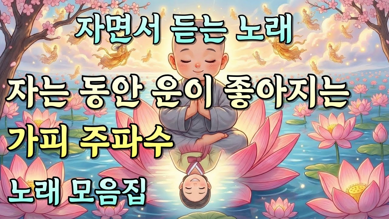 자면서 들으면 운이 좋아지는 노래  | 자녀 성공 | 취업 성공 | 업장소멸 | 건강발원 | 불교 노래로 소원성취하세요  |가피가 흐릅니다. #소원성취 #부처님음악 #찬불가