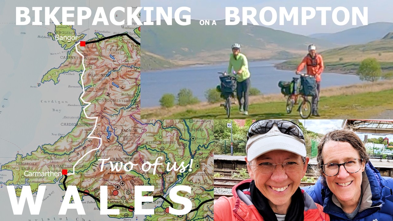 2 old friends, 2 Bromptons, 2 tents - and a wild adventure in Wales!