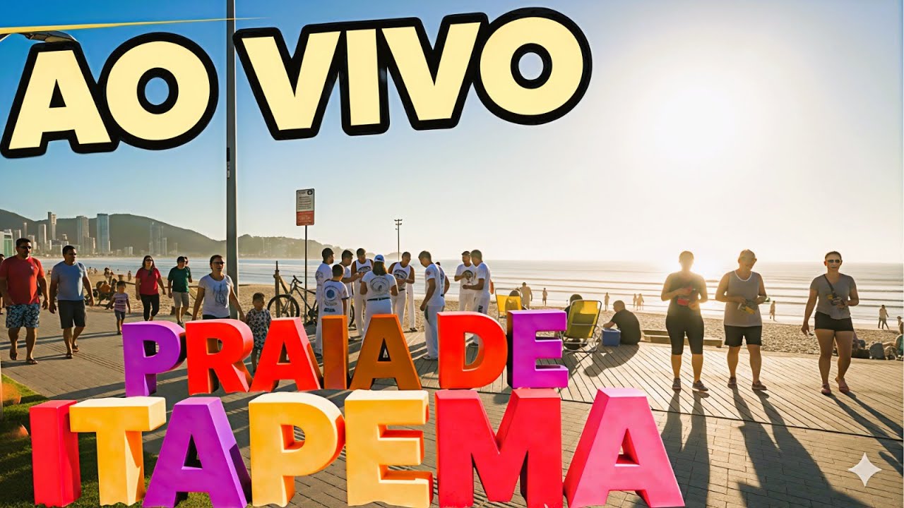AO VIVO ITAPEMA: Terça Perfeita de Praia e Sol☀️🌴