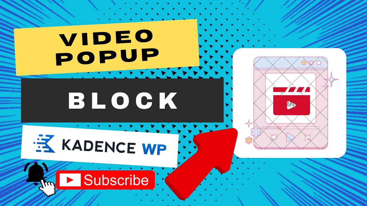 Kadence Blocks: Видео-попап