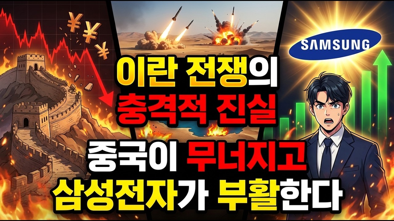 2026 이란 전쟁의 충격적 진실! 중국이 무너지고 삼성전자가 부활하는 이유?!