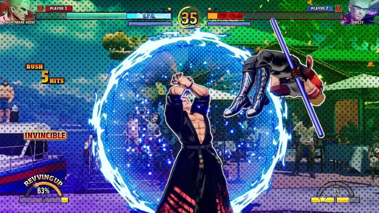 Nightmare Gesse vs Billy (High Level Gameplay) Fatal Fury City of the Wolves