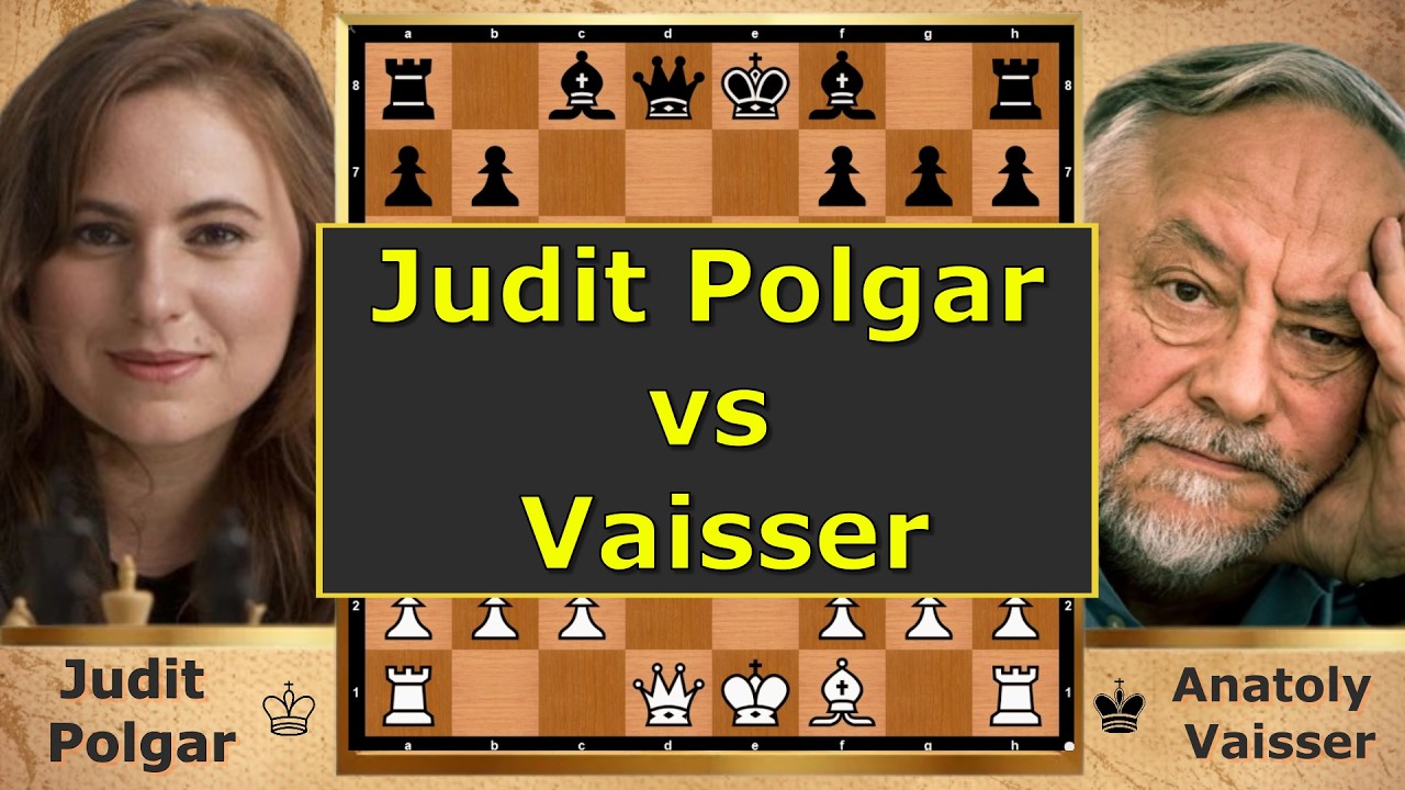 JUDIT POLGAR vs ANATOLY VAISSER – Sicilian Masterclass! ♟️🔥⚡ #PolgarPower #ChessLegend