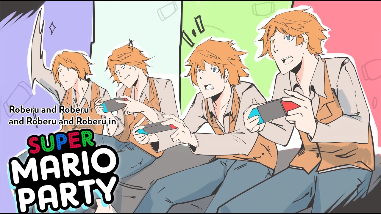 Roberu and Roberu and Roberu and Roberu Mario Party Collab! [Holostars / Yukoku Roberu]