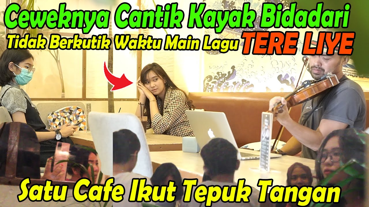 Ceweknya Cantik Kayak Bidadari. Tidak Berkutik Waktu Main Lagunya TERE LIYE. Satu Cafe Kena Prank.