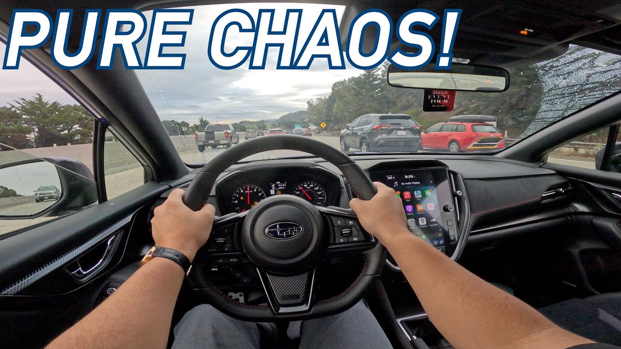POV: Commuting to work with a 340HP Subaru WRX VB TR! *Pure Chaos*
