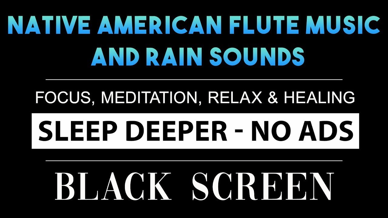Sleep Deeper With Native American Flute Music And Rain Sounds || Relax, Meditate & Heal - Live 11H
