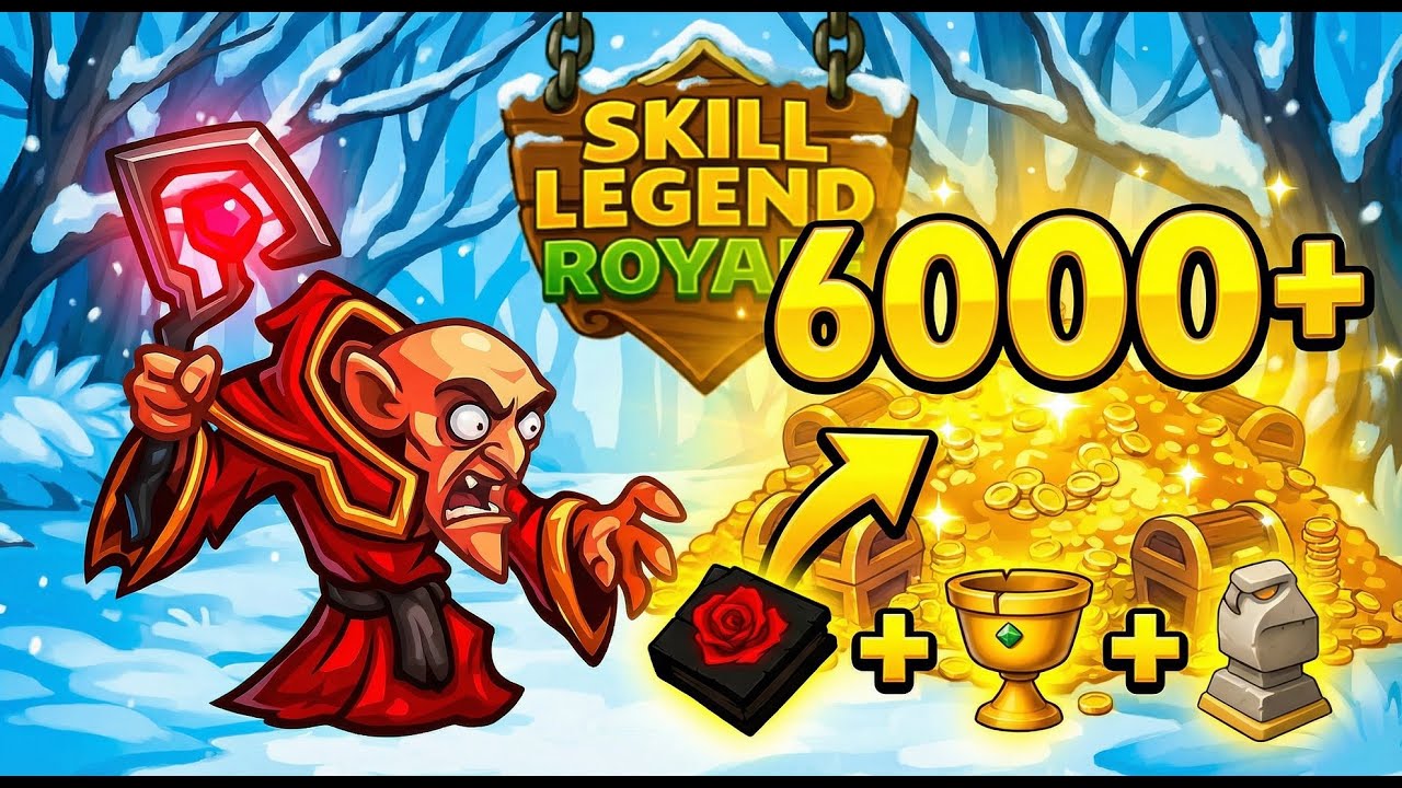 Много денег! — Яростный маг — Skill Legends Royale