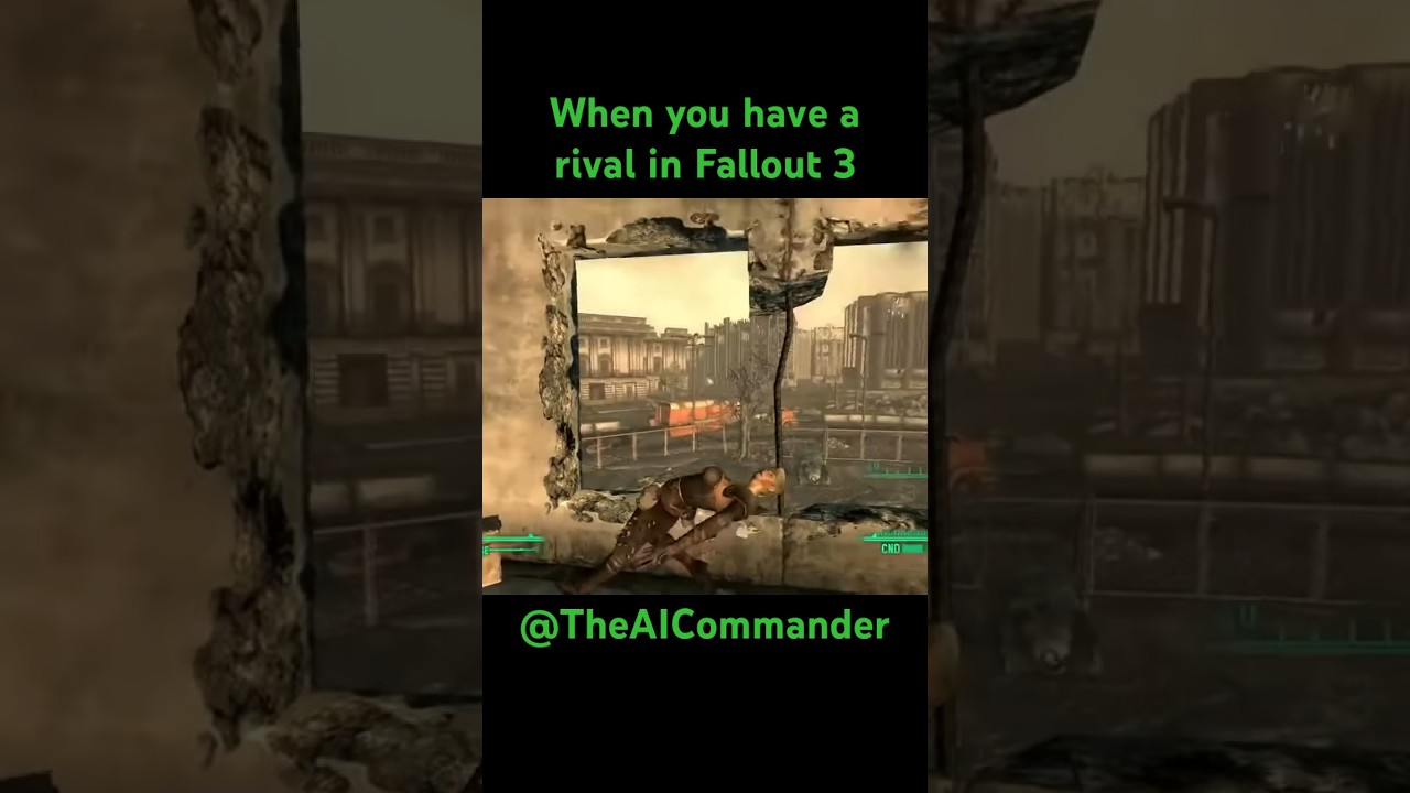That moment when you realise a raider is a rival to your power&hellip;. #fallout3