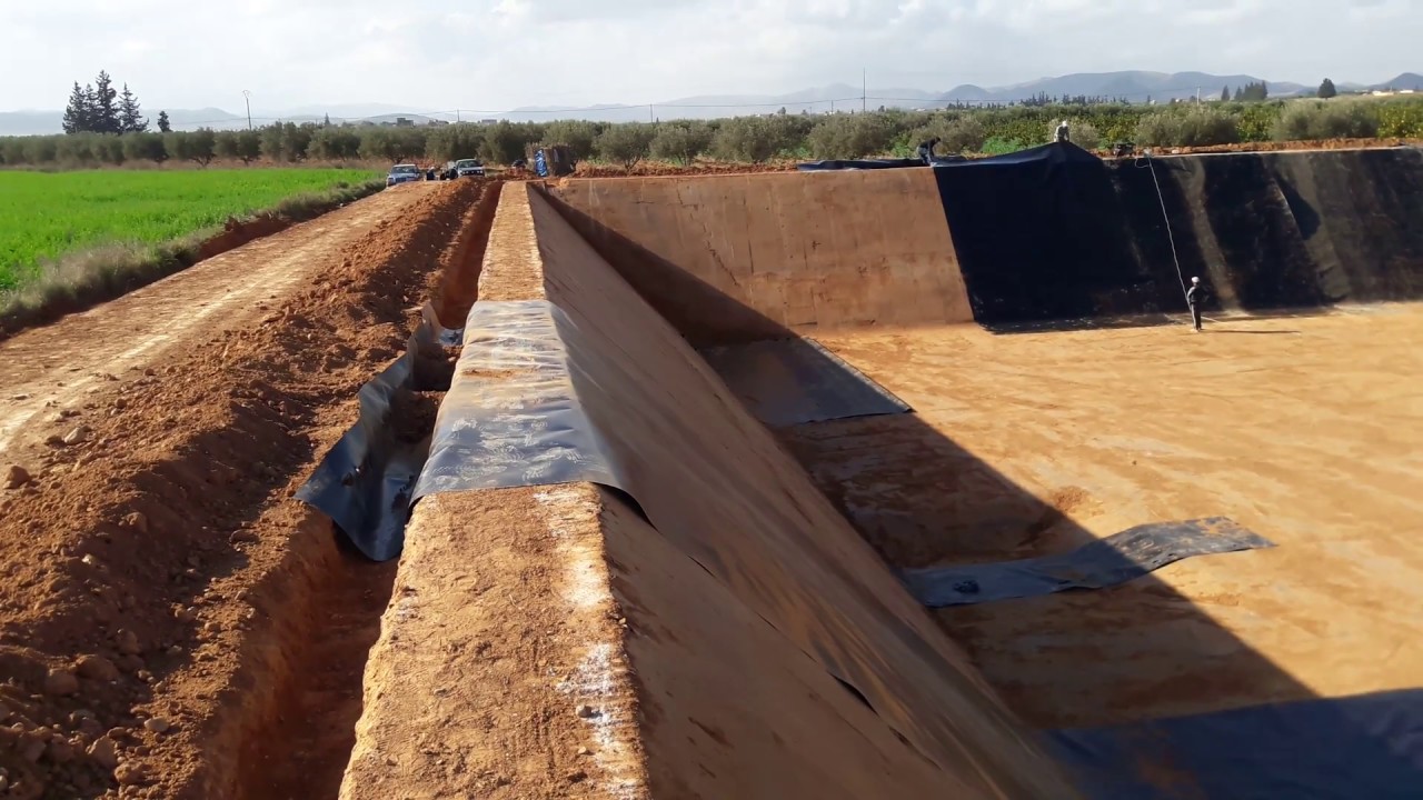 bassin en geomembrane . tel 0662309219