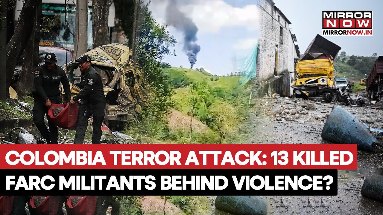 Colombia Terror Attacks: 13 Killed, Dozens Injured After Car Bomb Explosion & Helicopter Strike