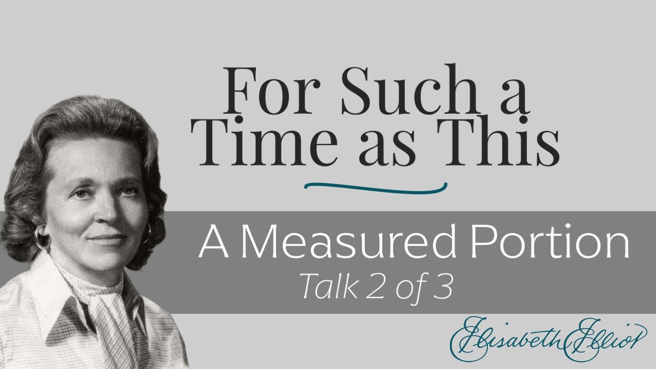 A Measured Portion