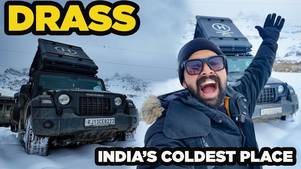 I Survived India’s Coldest Place ❄️ | Drass at –30°C 🥶