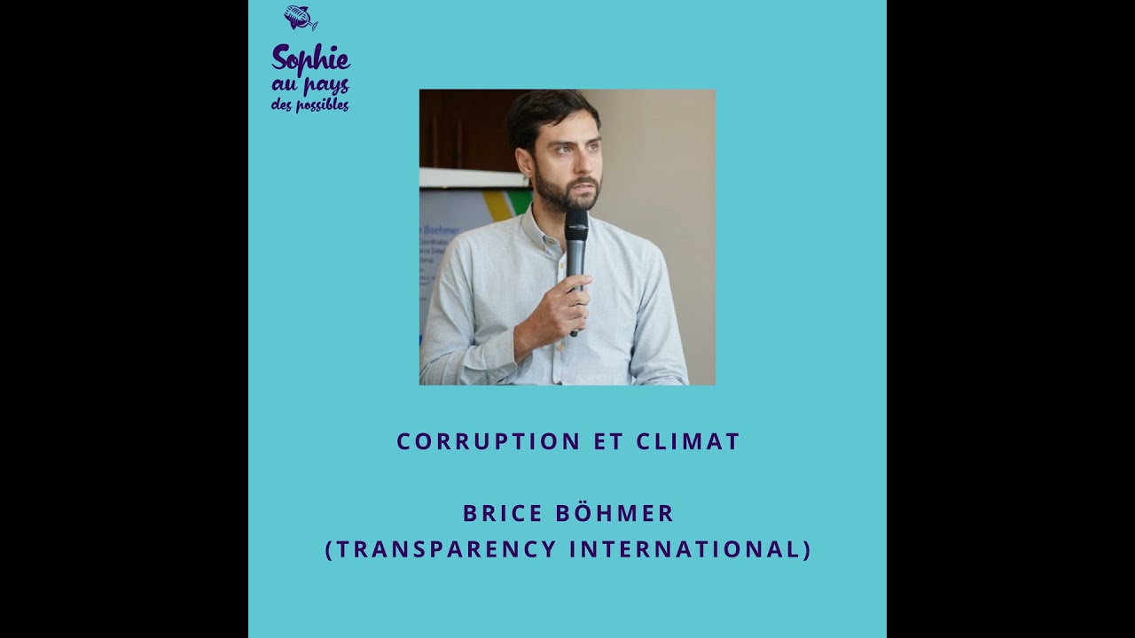Corruption et climat avec Brice Böhmer de Transparency International [REDIFF]