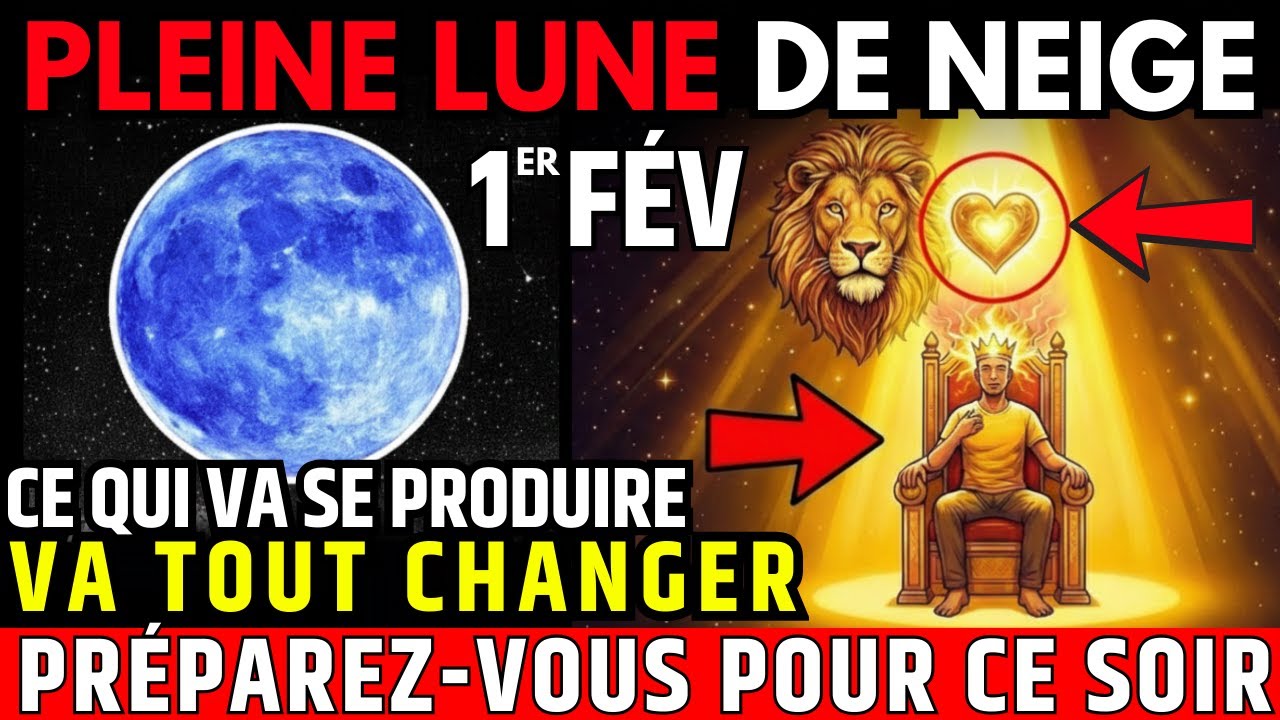 TU DOIS SAVOIR CECI AVANT LA PLEINE LUNE DE CE SOIR ! La Lune de Neige Déclenche une Libération