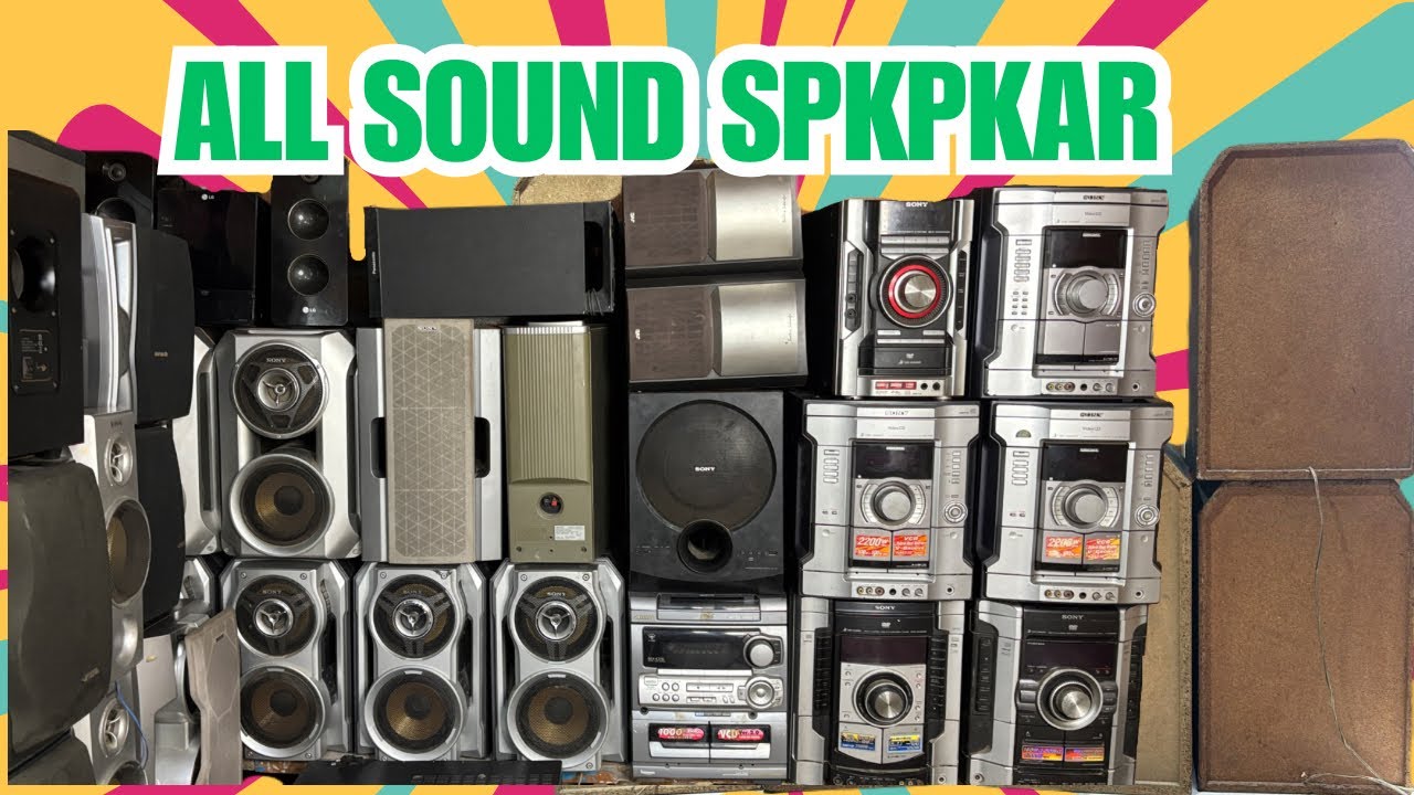 Aiwa music system Sony BOSE LG mini system Panasonic spkpkar amplifier sabwoor super sond spkpkar