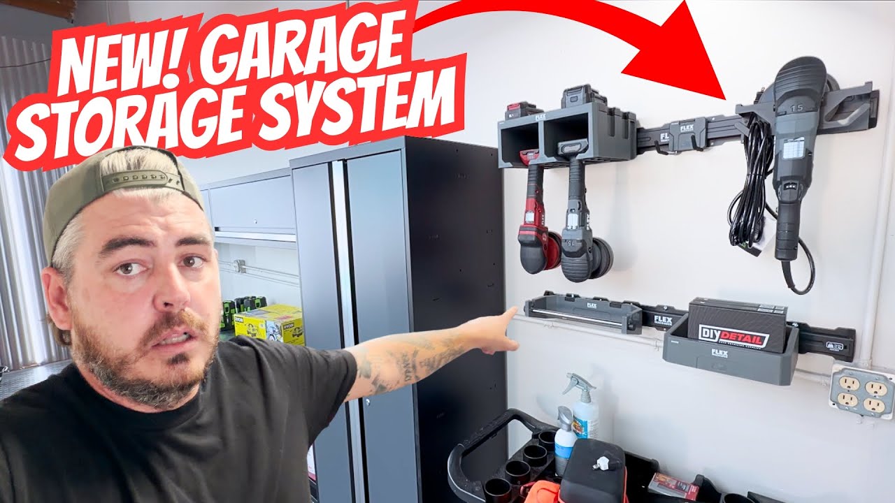 BEST GARAGE STORAGE SYSTEM FOR YOUR WALL - Sneak Peak from Flex Tools