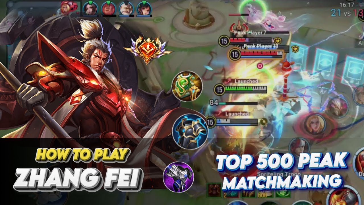 Zhang Fei TOP 100 PEAK Gameplay | TOP 500 PEAK Matchmaking – Honor of Kings