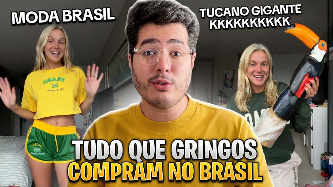 O QUE OS GRINGOS COMPRAM NO BRASIL (É INCRÍVEL) - Bruno Baroni