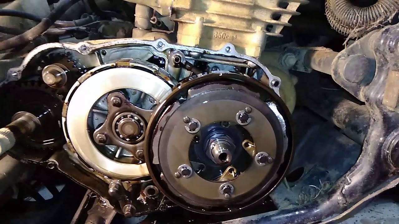 Gear reduction install & clutch fourtrax 350 trx350d