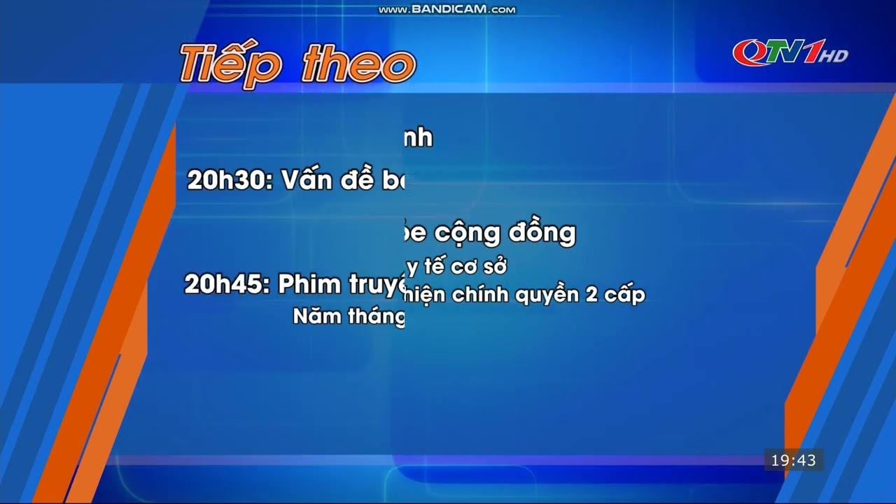 QTV1 Quảng Ninh - T&aacute;ch s&oacute;ng VTV1, ident k&ecirc;nh, GTCT tiếp theo (19h42, 19/7/2025)