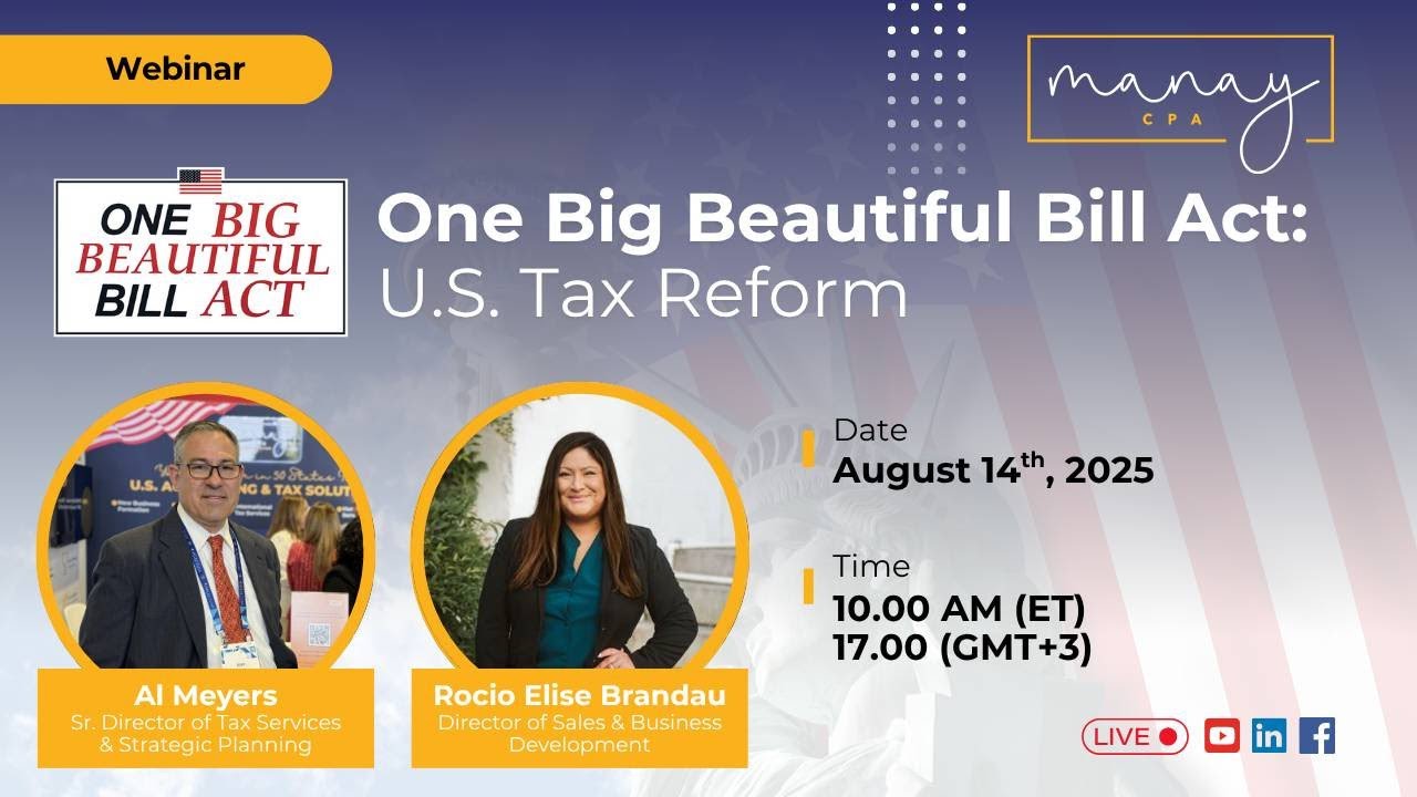 One Big Beautiful Bill Act (OBBBA): U.S Tax Reform | Webinar