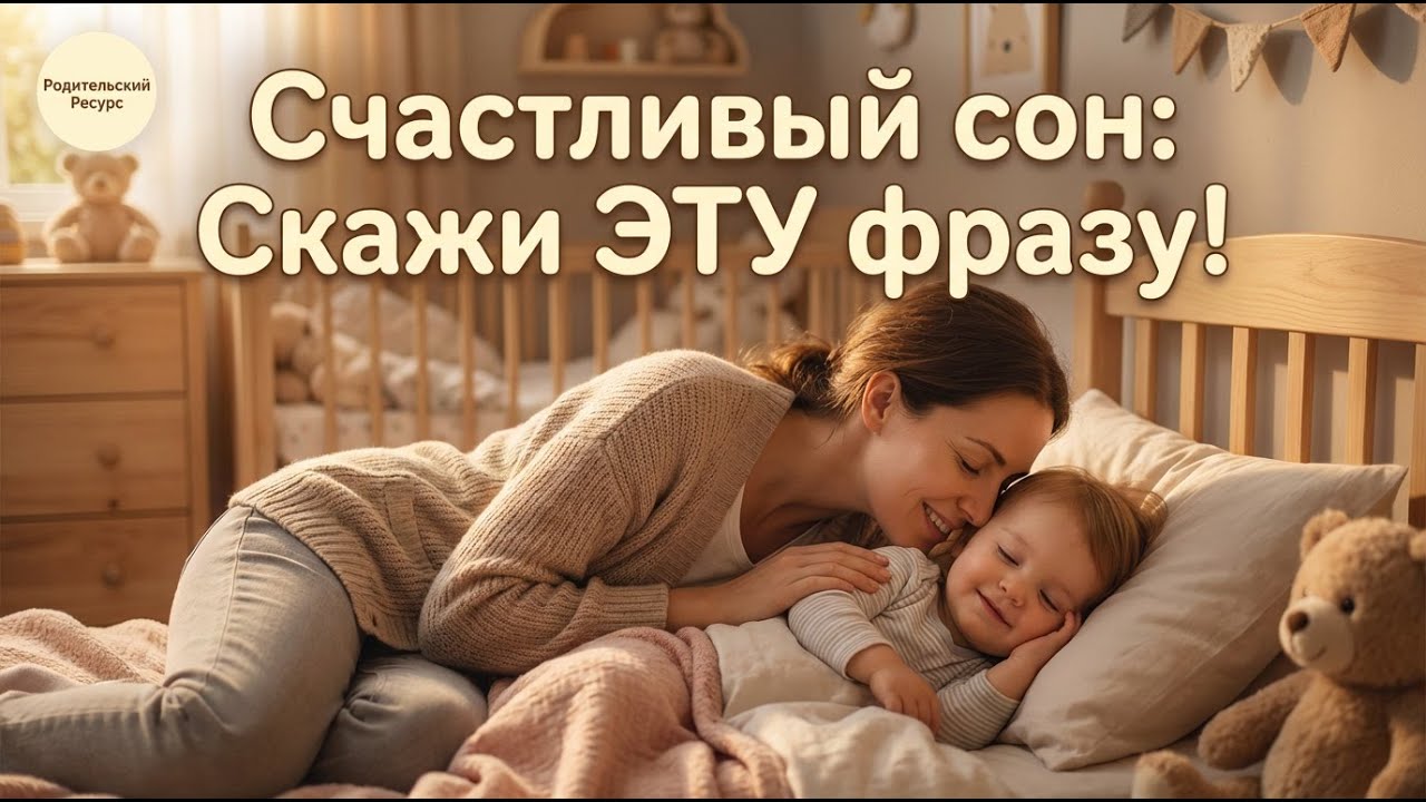 Ошибка перед сном: скажите ЭТУ фразу, чтобы ребёнок уснул счастливым