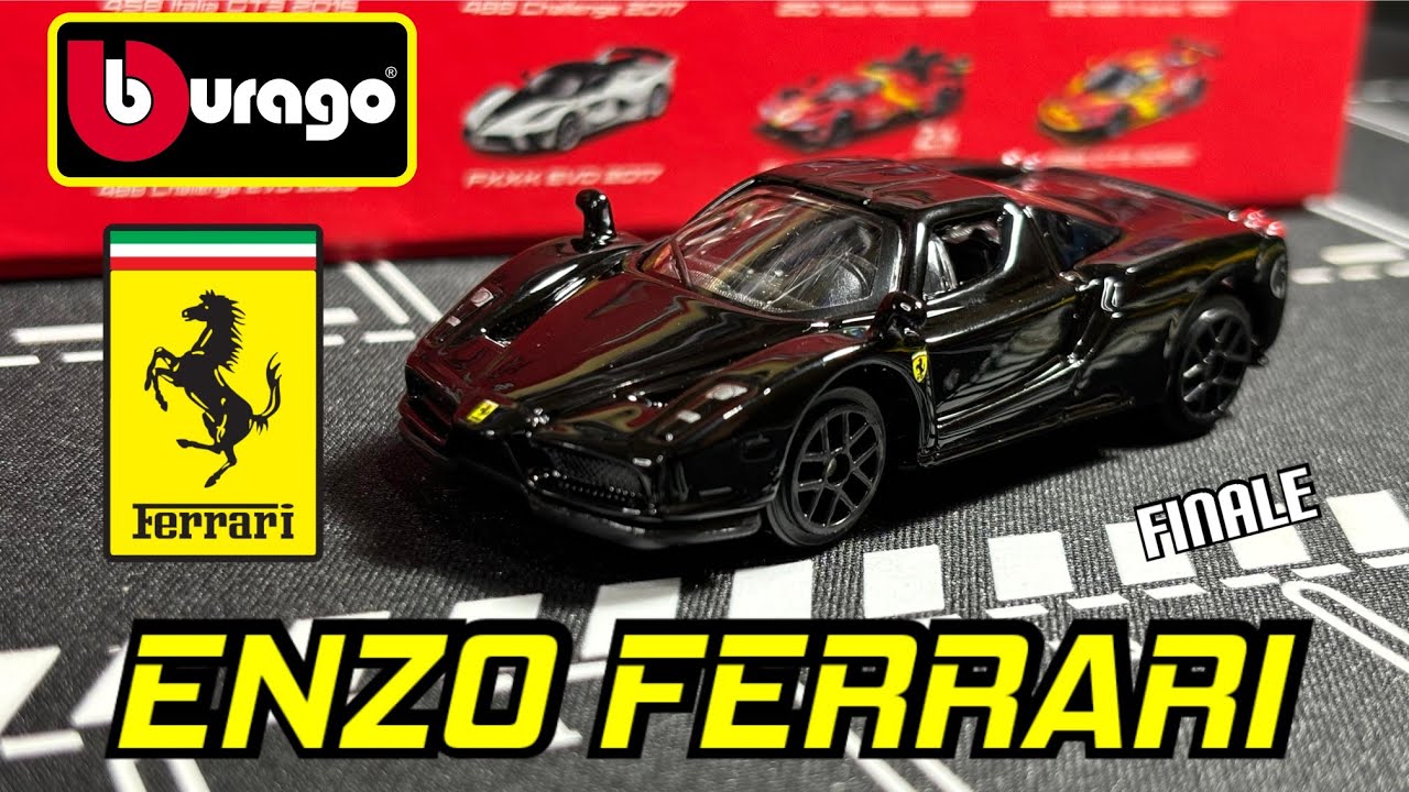 Final Chapter - Enzo Ferrari Burago 1:64 ELEGANTE!!!