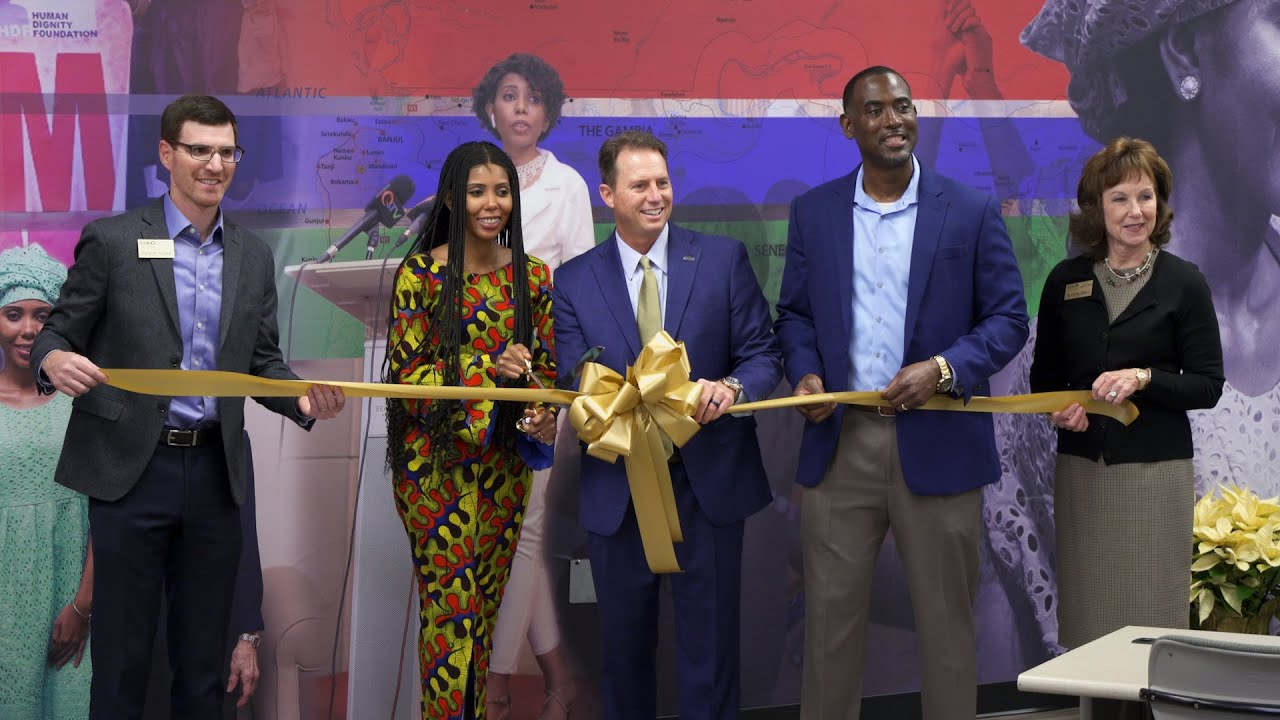 Jaha Dukureh Classroom Ribbon Cutting Ceremony