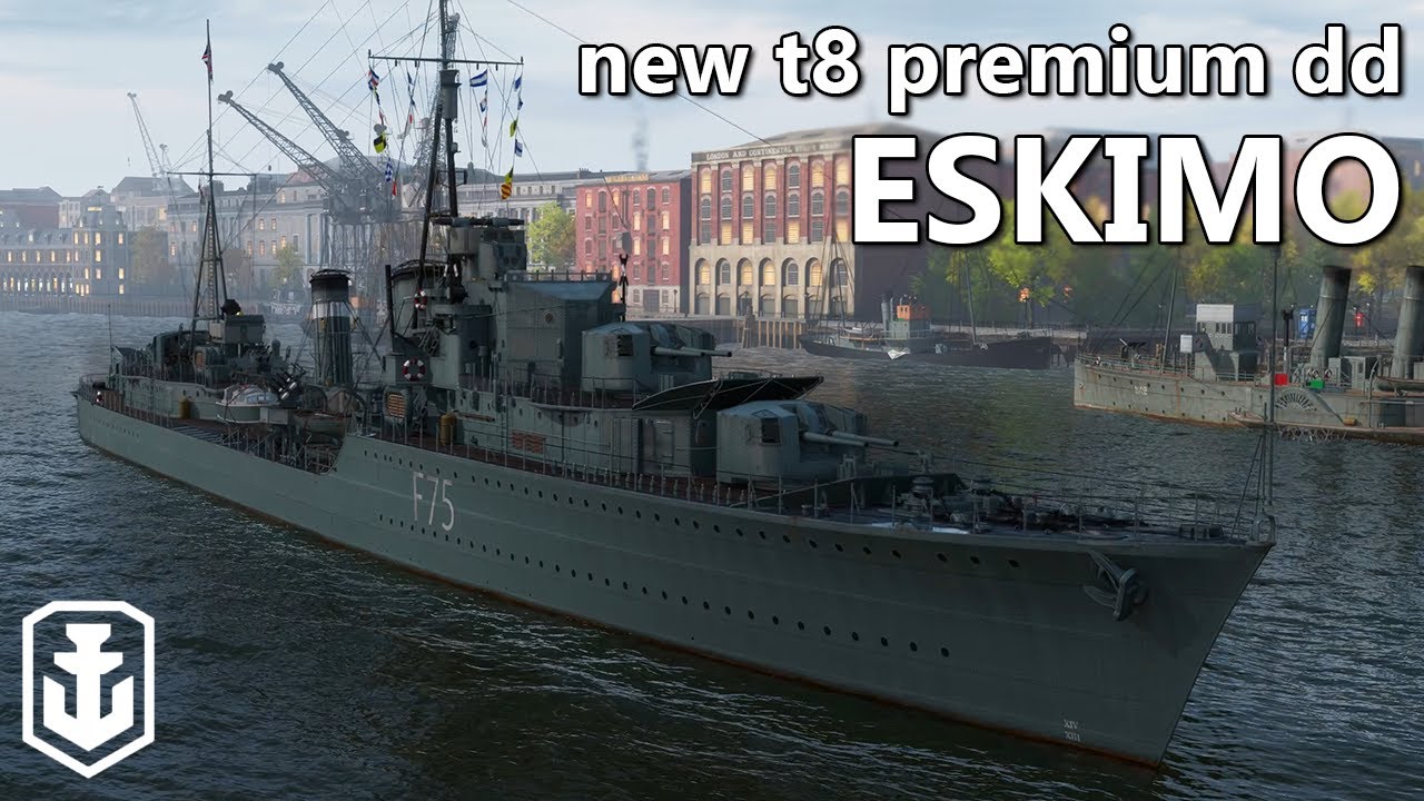 New Premium Destroyer Eskimo! (World of Warships)