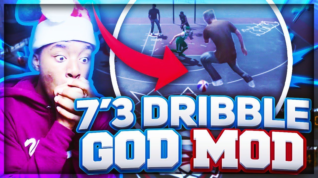*NEW* 7'3 DRIBBLE GOD MOD!? 55 PAINT PROTECTOR & 7'3 DRIBBLE GAWD TEAM UP! NBA 2K18