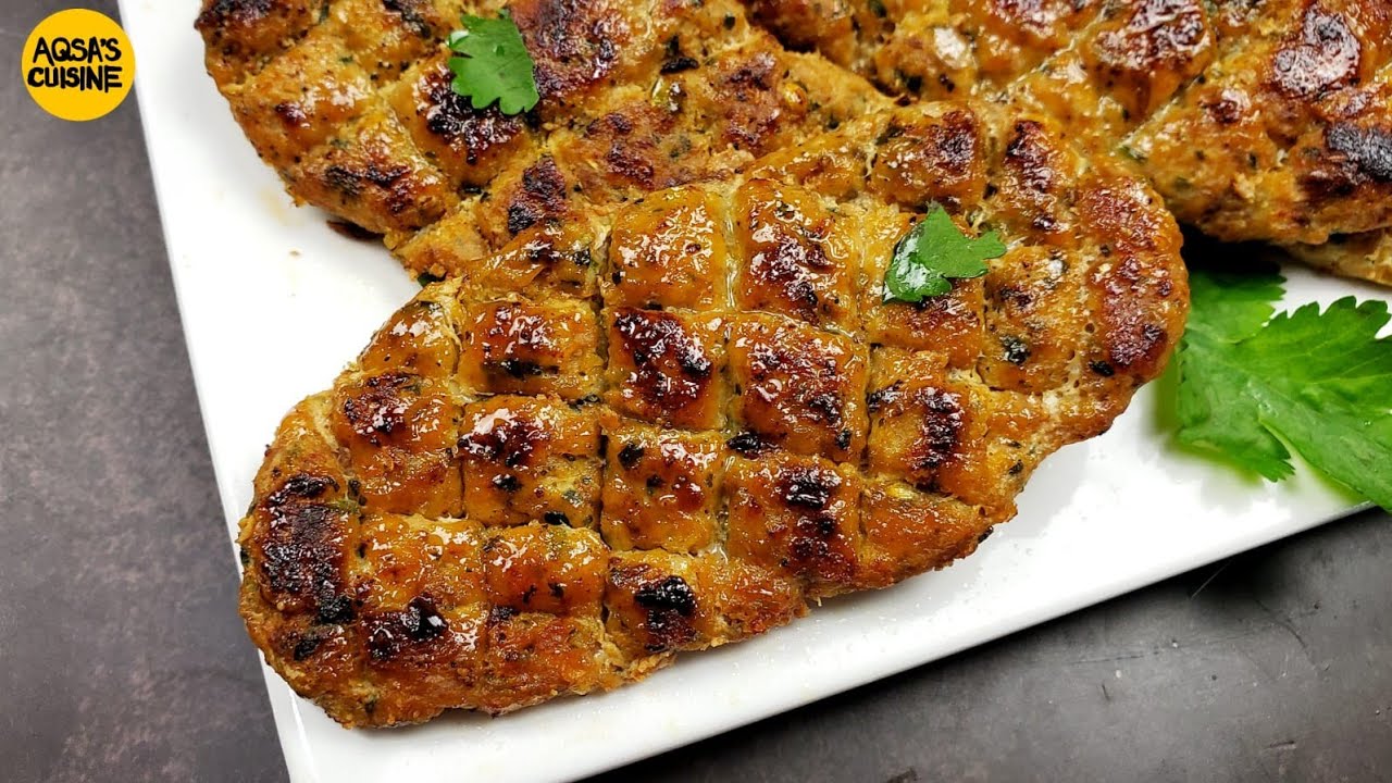 Chicken Kebab NEW Recipe In New Shape by Aqsa's Cuisine, Chicken Kabab Recipe, Kebab Recipes, Iftar