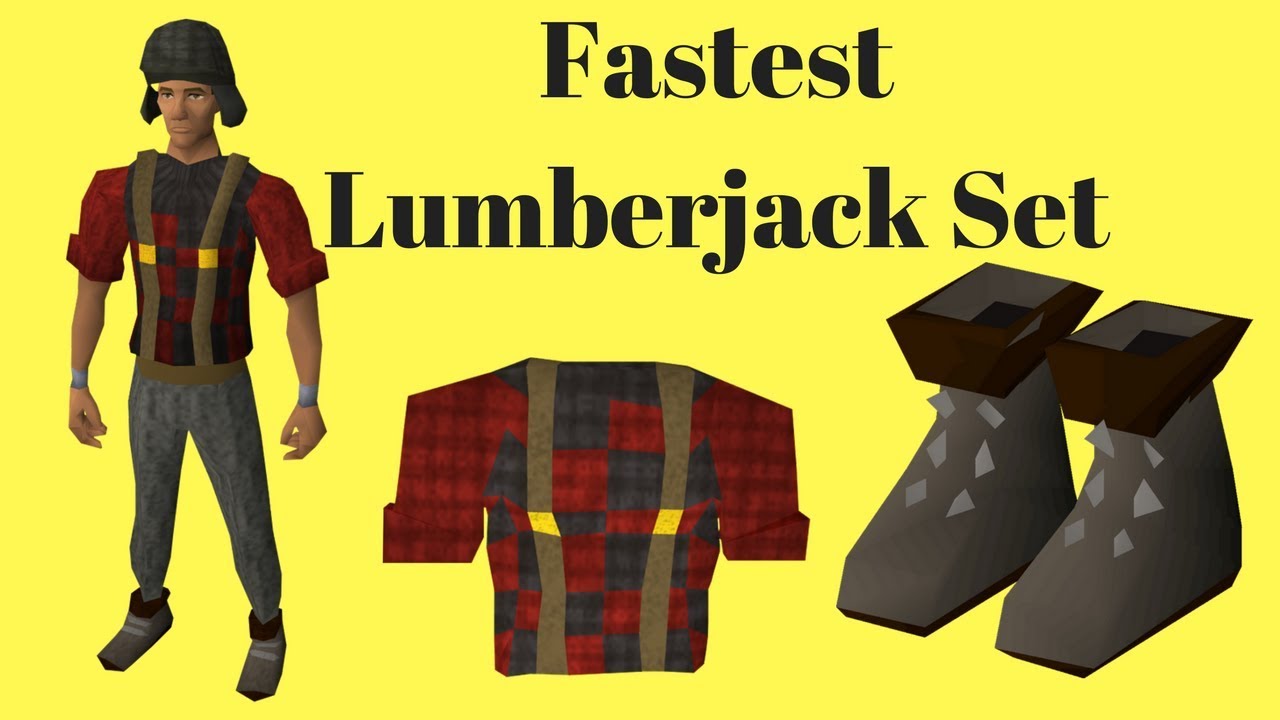 Runescape 3 | The Fastest Way To Get The Lumberjack Outfit Set! 2017 Guide
