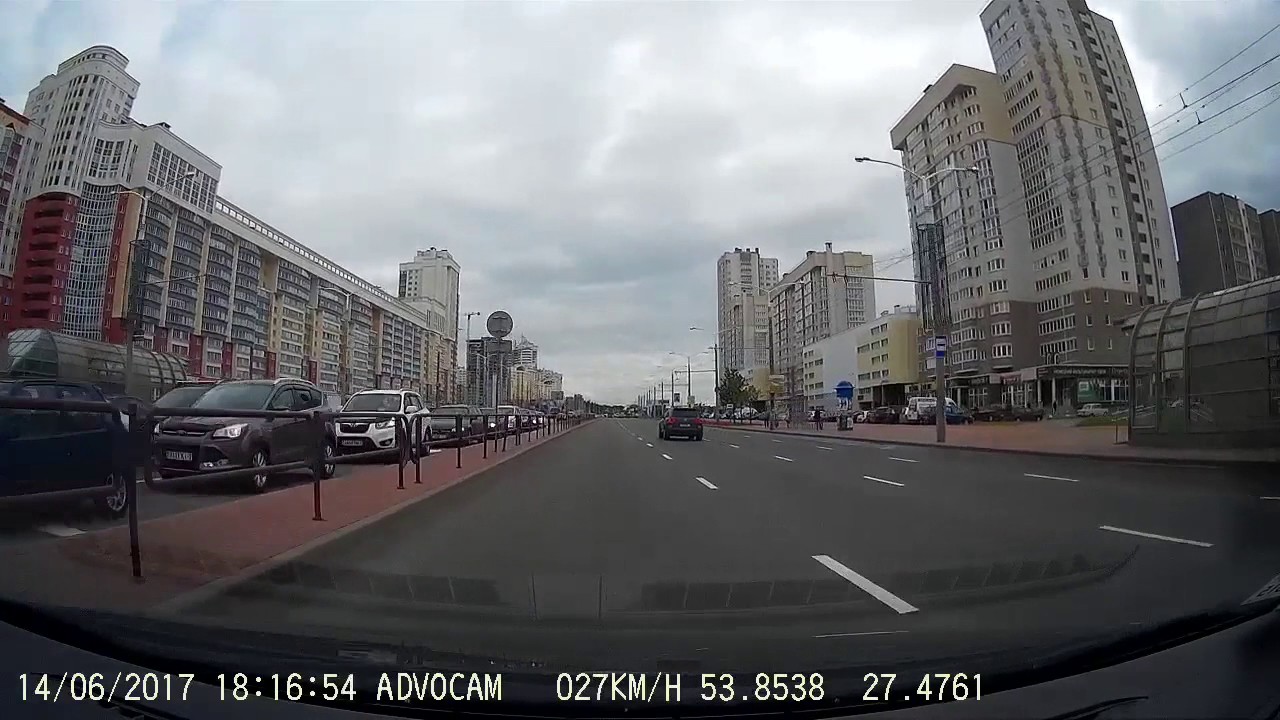 ул.Орловская-Брилевичи-Малиновка 14-06-2017 (timelapse 4x)