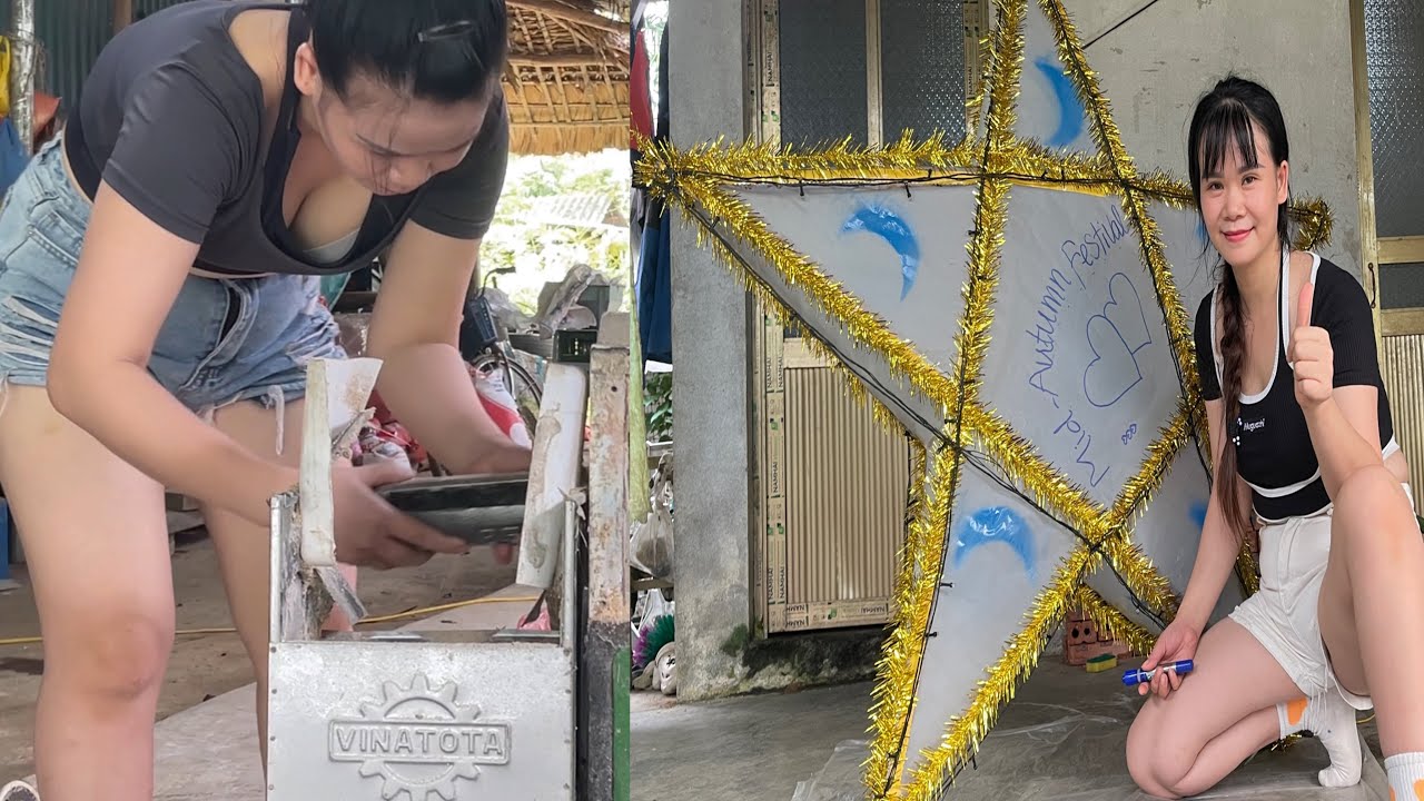 Girl Fixes Machines to Bring Mid-Autumn Joy to Poor Children