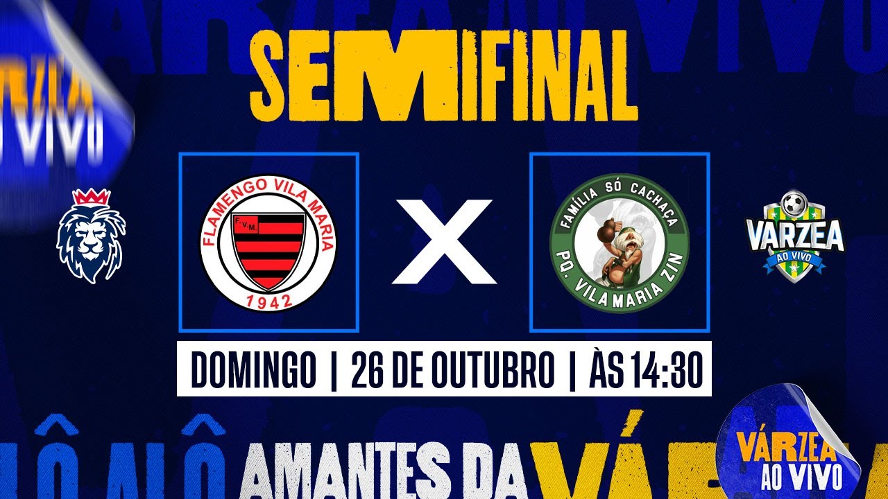 Flamengo Vila Maria x Fam&iacute;lia S&oacute; Cacha&ccedil;a | Semifinal &bull; Copa Martins Neto 2025 (Zona Norte)