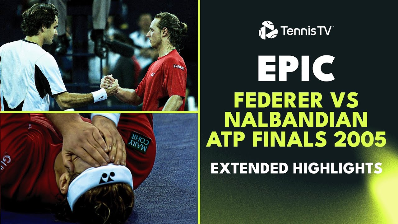 Roger Federer vs David Nalbandian Epic ROLLERCOASTER Final | ATP Finals 2005 Extended Highlights