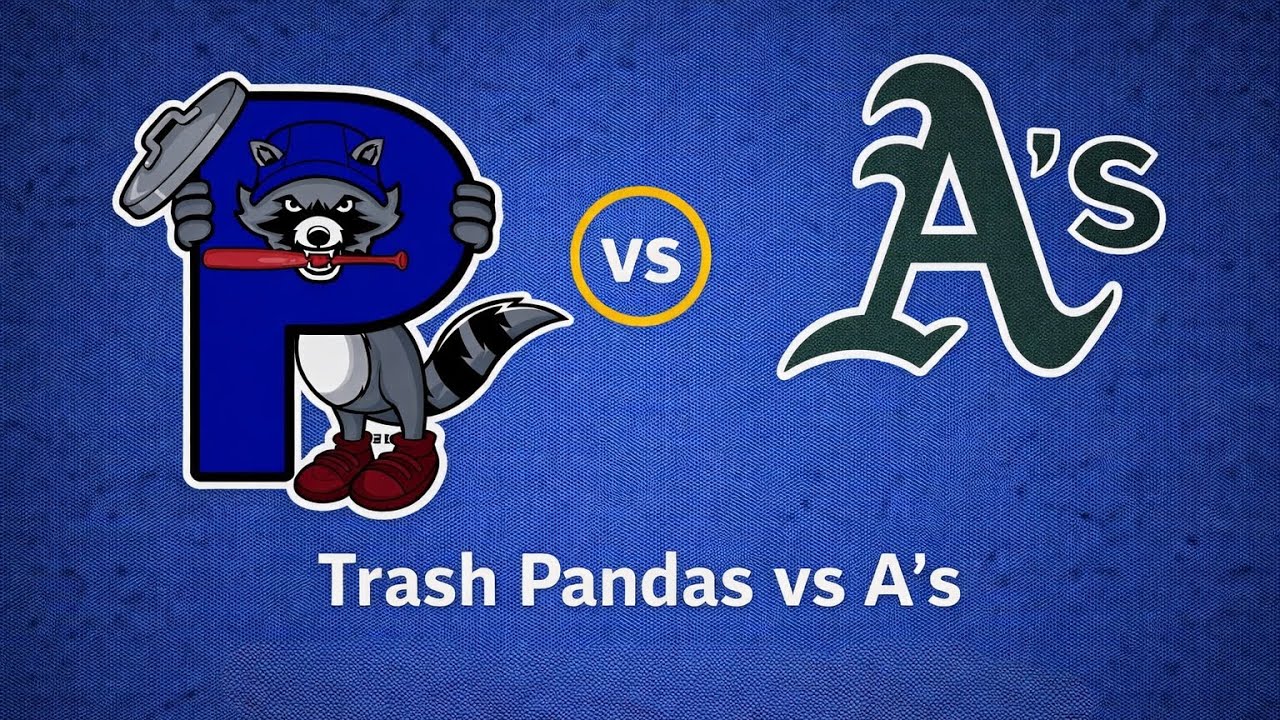A’s vs Trash Pandas