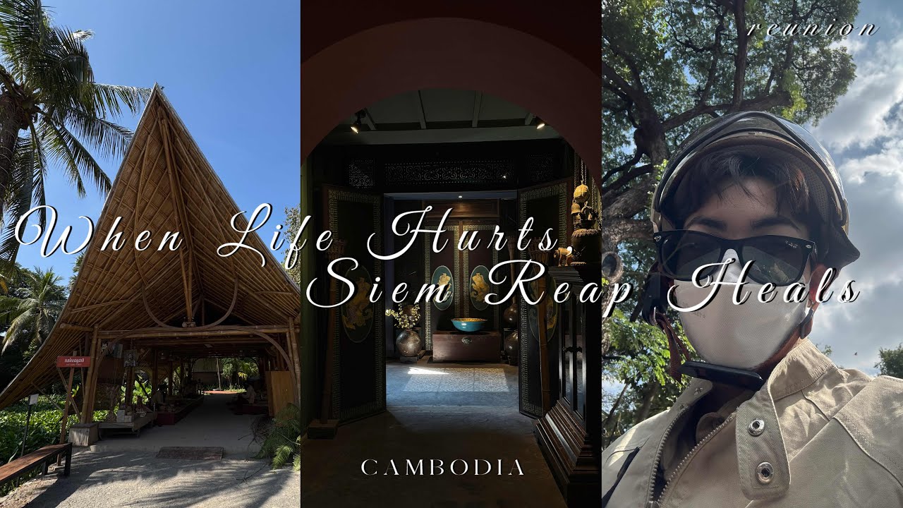 Siem Reap Itinerary | sunset on the hill, riverside cafes & friends reunion 