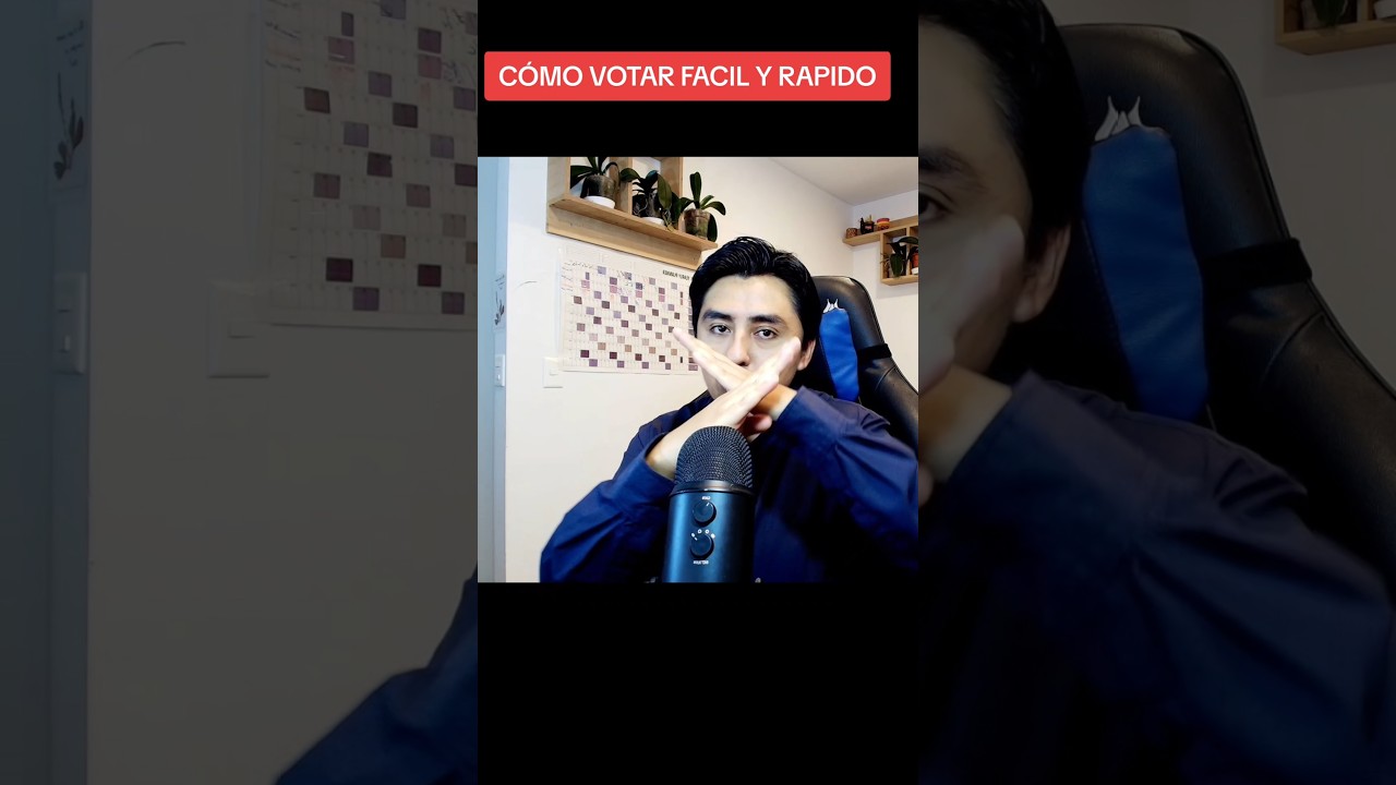 C&Oacute;MO VOTAR FACIL Y R&Aacute;PIDO EN LAS #eleccionesgenerales2026