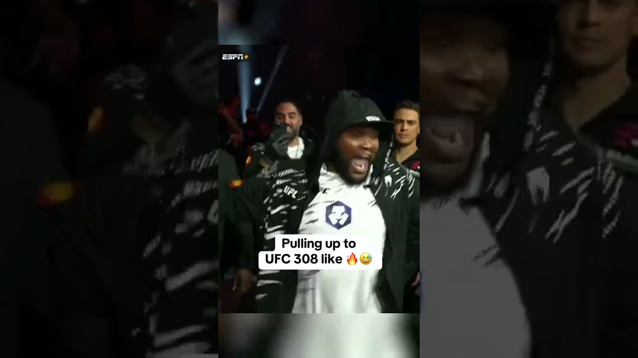 Chris Barnett brought the moves in his walkout 🕺 #UFC308 #shorts