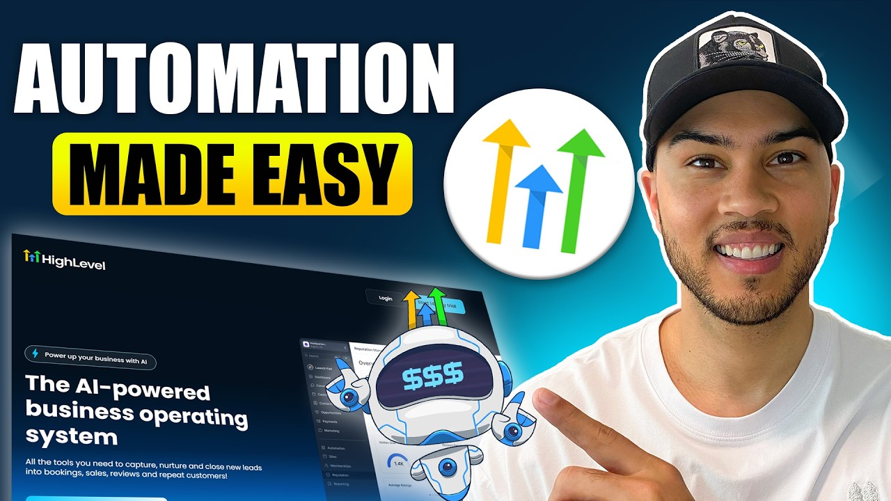 GoHighLevel Beginner Tutorial: CRM, Workflows, Funnels & Automations